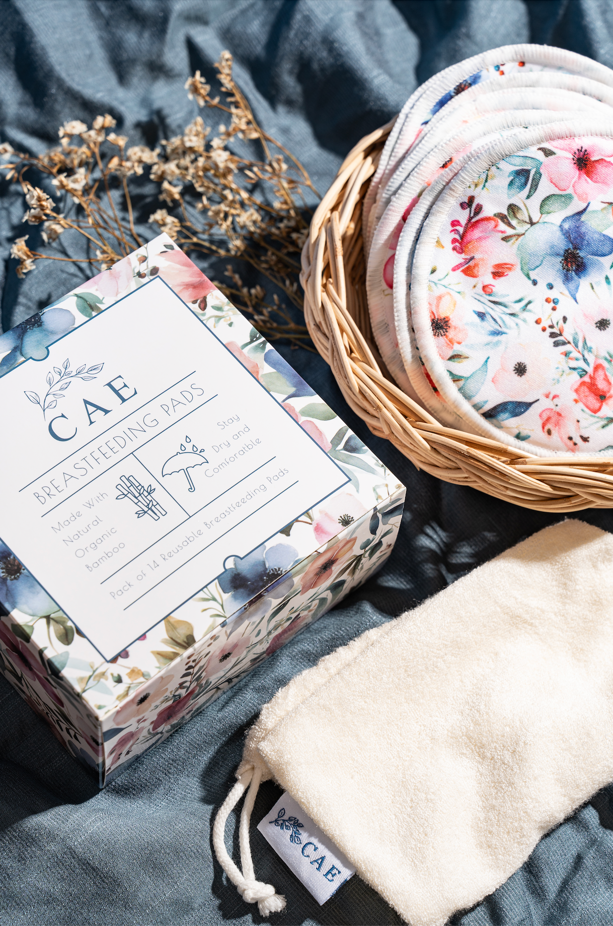 CAE Soft Reusable Bamboo Nursing Pads x 14 Pads - Silverette-apac